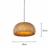 Plafonnier/ Suspension en bambou naturel au design minimaliste et moderne
