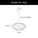 Suspension au design aérien | Style Japandi