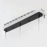 Socle de plafond rectangulaire pour suspensions multiples