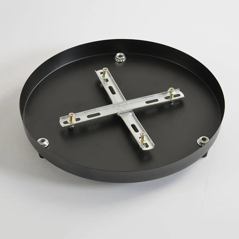 Socle de plafond circulaire pour suspensions multiples