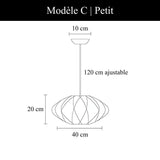 Suspension au design aérien | Style Japandi