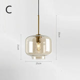 Suspension élégante verre soufflé | Style vintage
