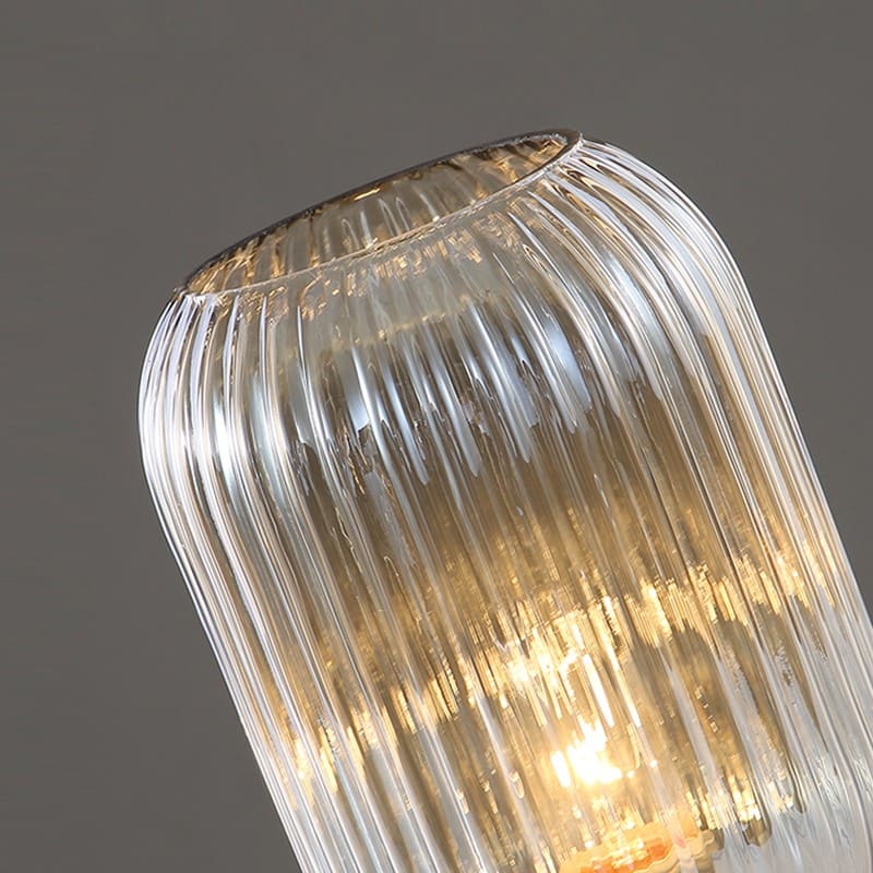 Lampe de chevet en verre teinté