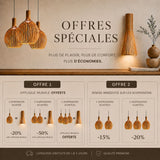 Suspension en bois scandinave |  Balinaise