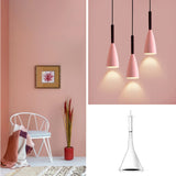 Suspension couleur aux choix en bois et aluminium au design nordique moderne en forme de bouteille