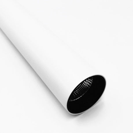 Suspension minimaliste en aluminium, design tube cylindrique
