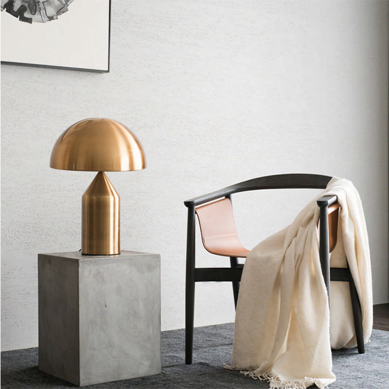 Lampe de chevet champignon moderne