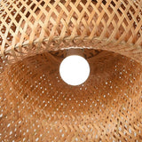 Plafonnier/ Suspension en bambou naturel au design minimaliste et moderne