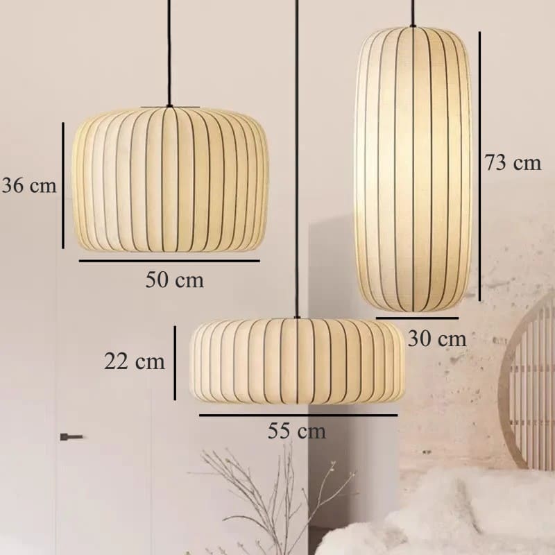 Suspension au design minimaliste | Style japandi