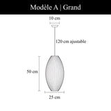 Suspension au design aérien | Style Japandi