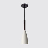 Suspension couleur aux choix en bois et aluminium au design nordique moderne en forme de bouteille