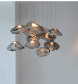 Suspension design verre soufflé | Style aérien contemporain