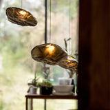 Suspension design verre soufflé | Style aérien contemporain