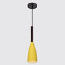 Suspension couleur aux choix en bois et aluminium au design nordique moderne en forme de bouteille