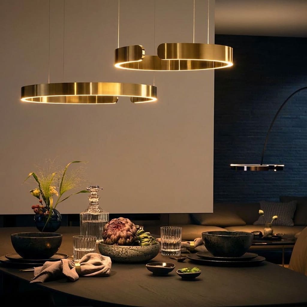 Suspension LED Dimmable | Anneau Luxueux