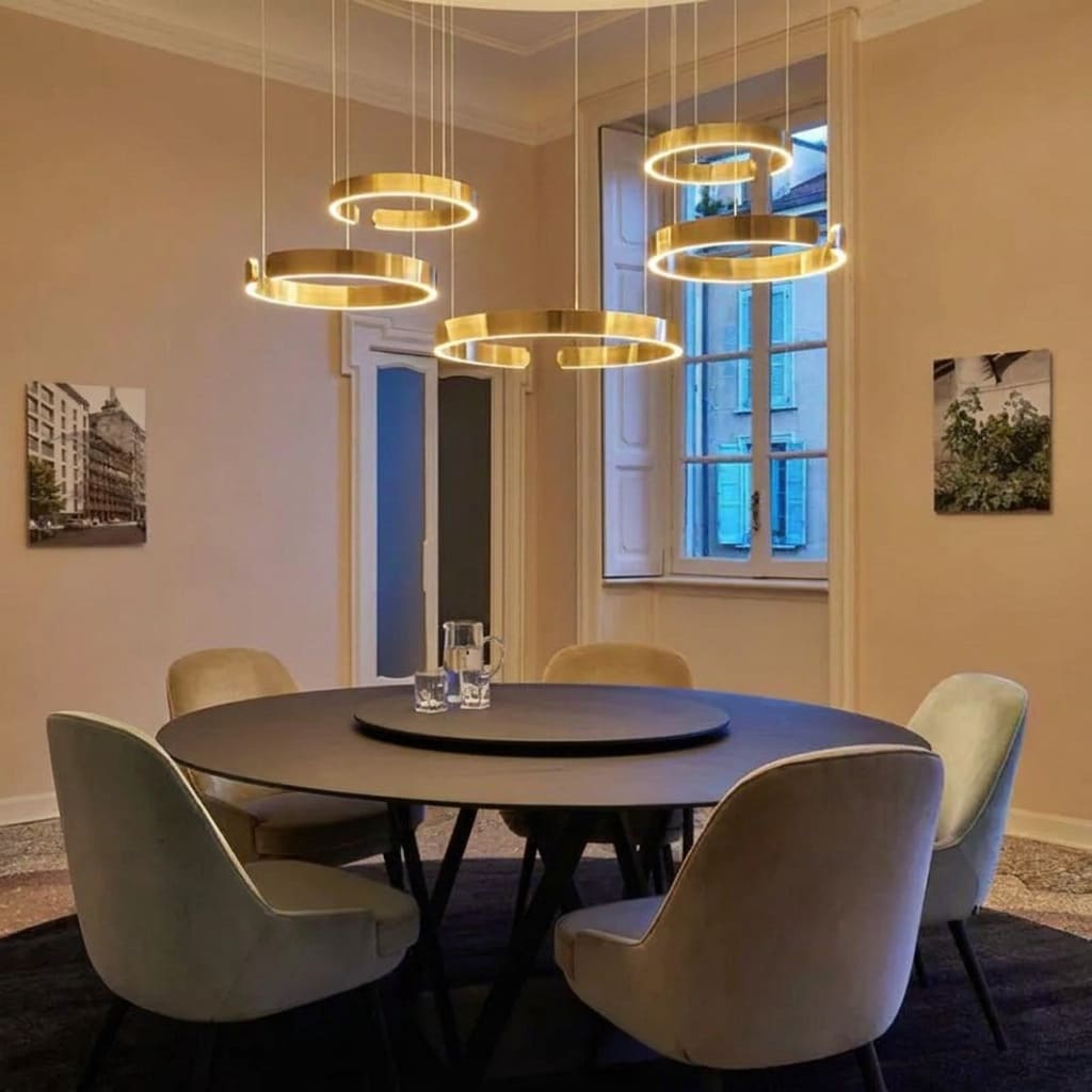 Suspension LED Dimmable | Anneau Luxueux