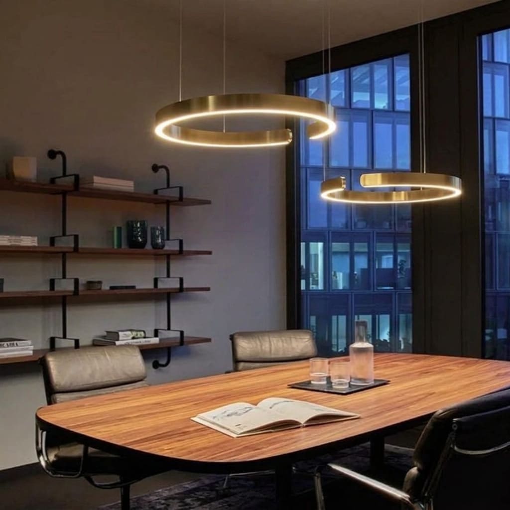Suspension LED Dimmable | Anneau Luxueux
