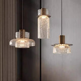 Suspension verre craquelé | Style moderne élégant
