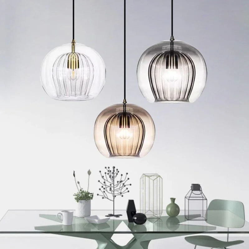 Suspension élégante en verre | Style contemporain