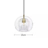 Suspension élégante en verre | Style contemporain