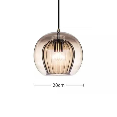 Suspension élégante en verre | Style contemporain