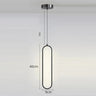Lustre pendant / Suspension moderne en aluminium noir ou or au style minimaliste