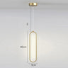 Lustre pendant / Suspension moderne en aluminium noir ou or au style minimaliste