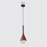 Suspension couleur aux choix en bois et aluminium au design nordique moderne en forme de bouteille