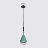 Suspension couleur aux choix en bois et aluminium au design nordique moderne en forme de bouteille